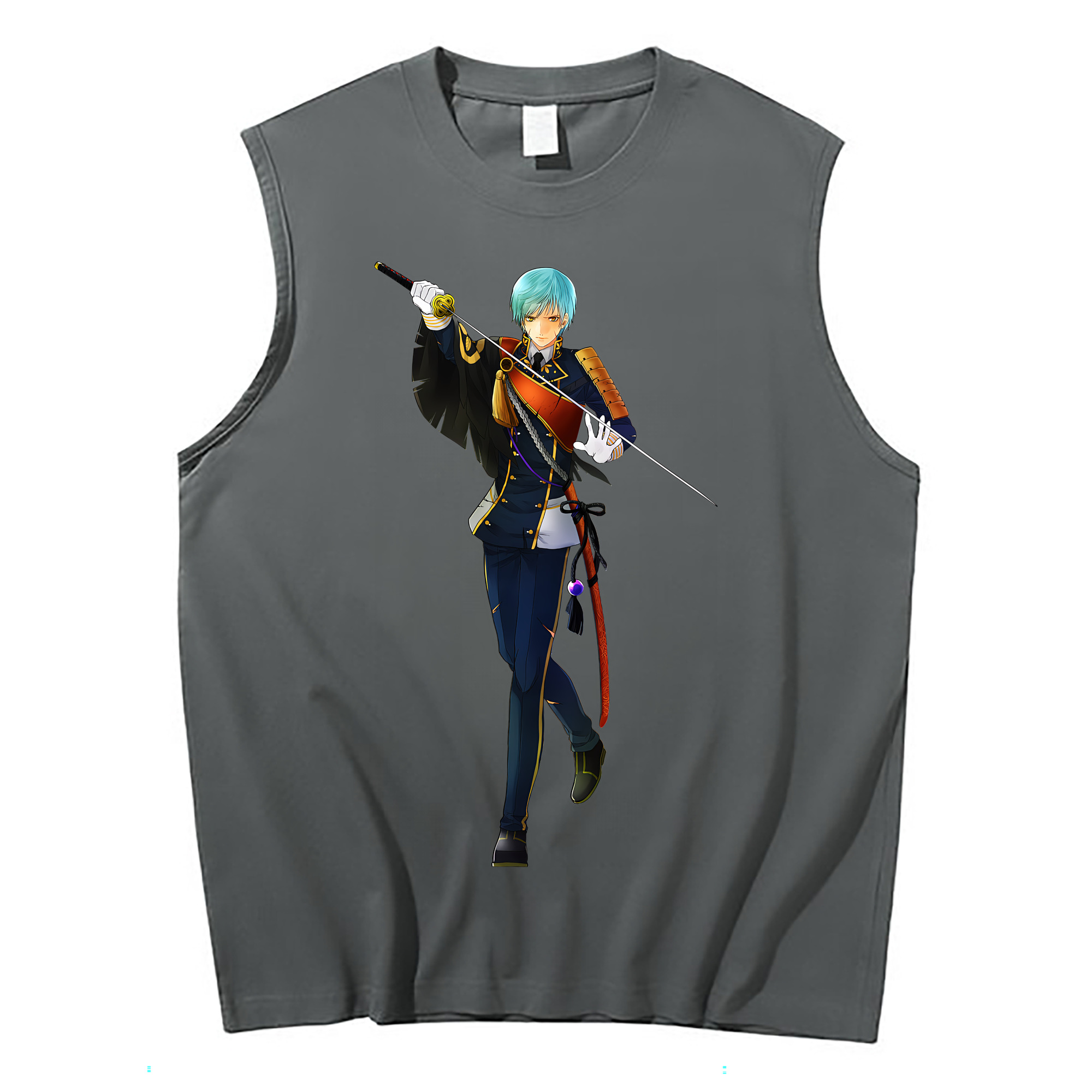 （画像用） 刀剣乱舞 Touken Ranbu コットン100％タンクトップ（フロントプリント）